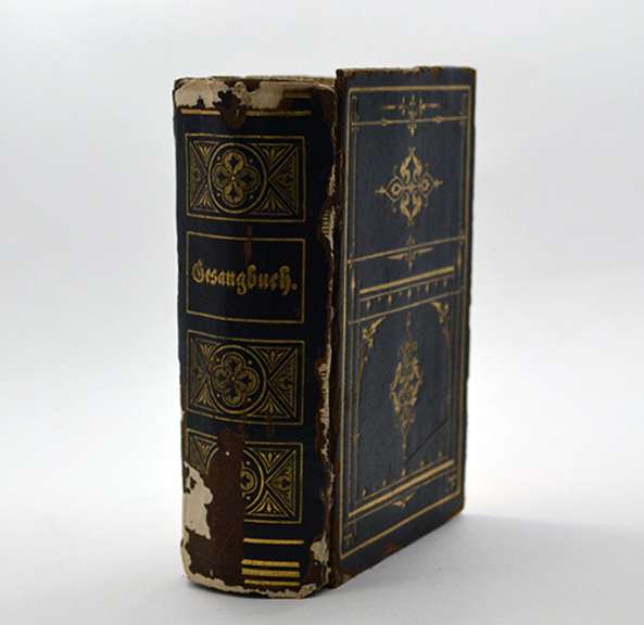 19th Century German New Hymnal Book for the Evangelical Lutheran Church With Songs From 1400 To 1850