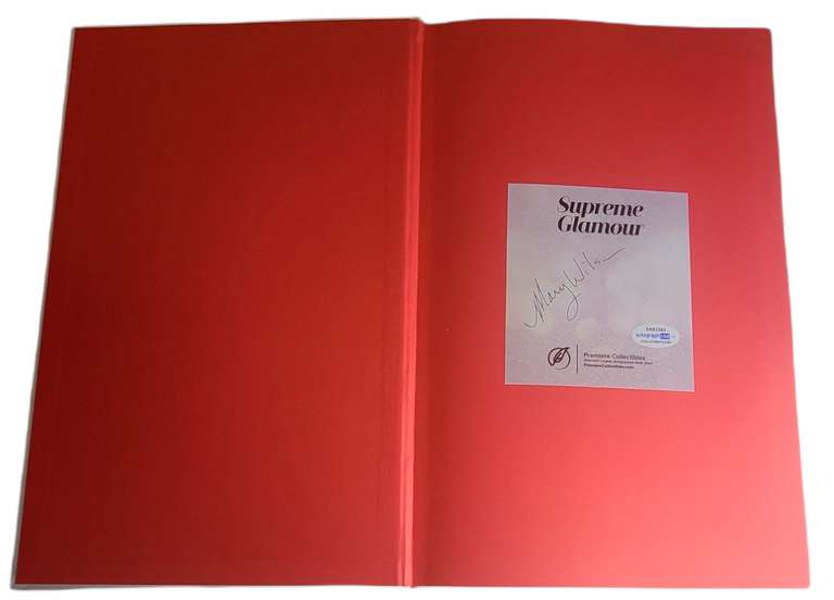 Mary Wilson Supreme Glamour Autographed Signed Book ACOA