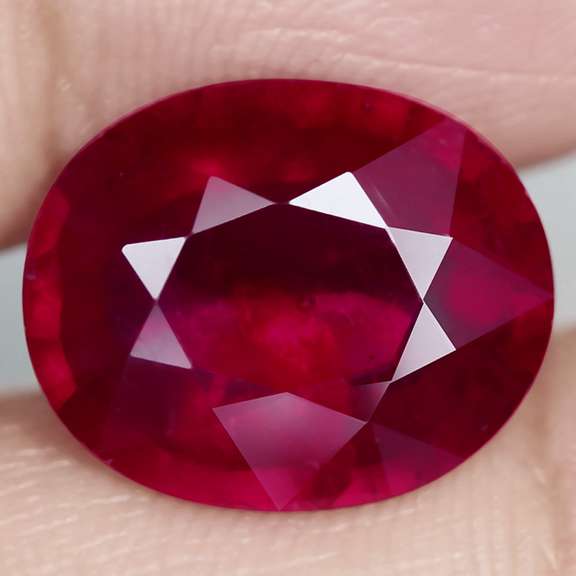 Vivid! 7.07ct top imperial red Ruby