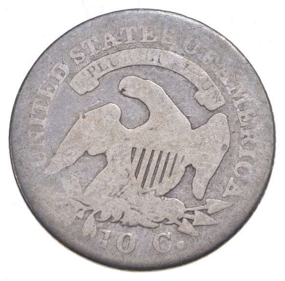 1824 Liberty Cap Dime - Flat Top "1" - Circulated