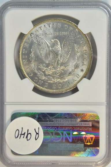 Nearly Gem BU 1885-O Morgan Silver Dollar. NGC MS64