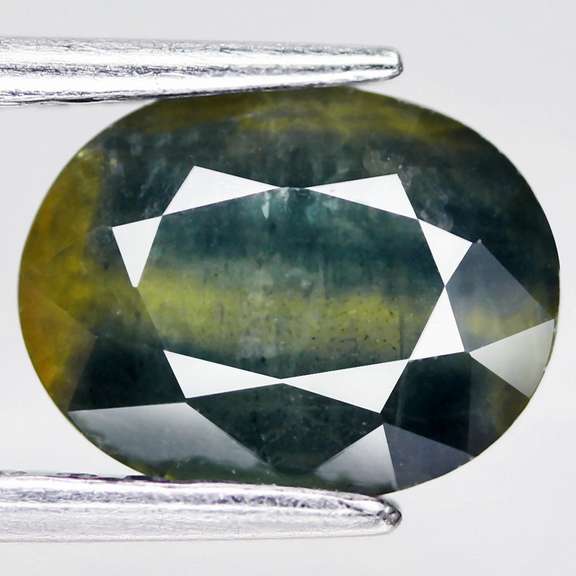 Rare bi-color 1.90ct blue and yellow Sapphire