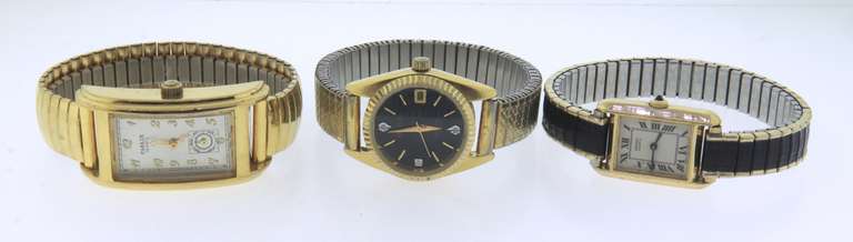 3 Mixed Vintage Stretchy Watches