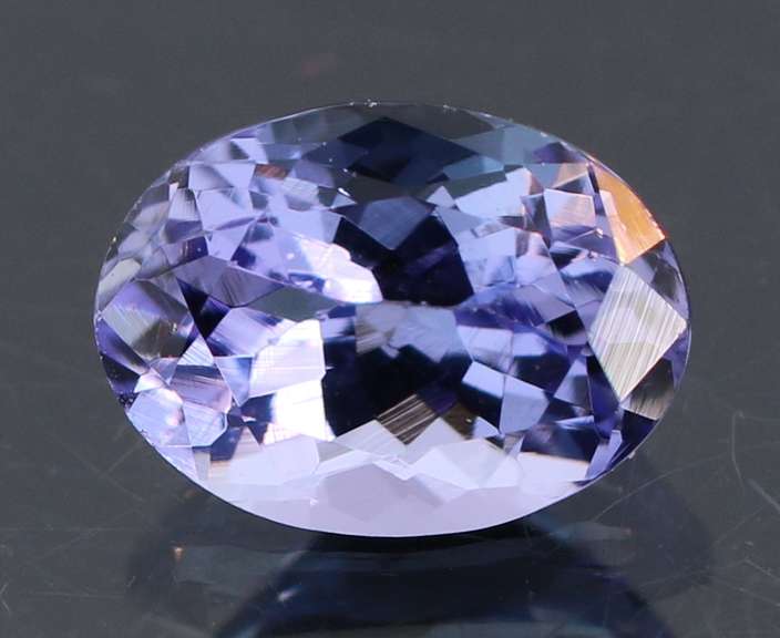 Vivid 1.20ct violet blue Tanzanite solitaire