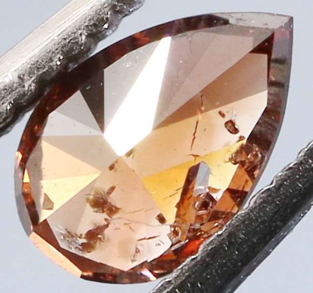Unique .25ct pear cut chocolate Diamond