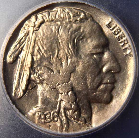 1936-D Buffalo Nickel ICG MS65.