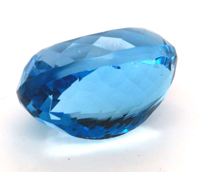 Fabulous 43.29ct Oval Shaped Blue Topaz Gemstone