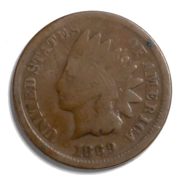 1869  Indian Cent
