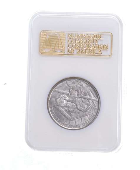 MS64 1936-D Arkansas Centennial Commemorative Half Dollar Graded NGC