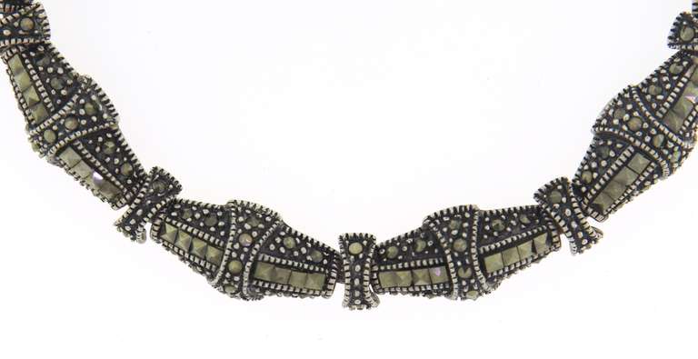Sterling Silver Marcasite Bracelet