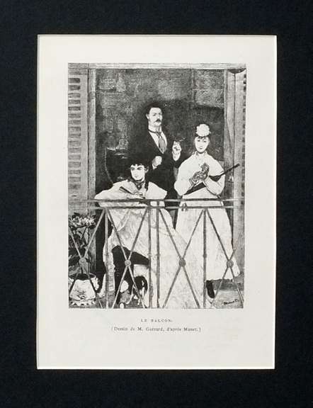 Fine Art Rare Edouard Manet Heliograph from original 1867 edition Collection