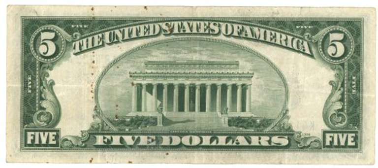 Popular 1934-A $5 Silver Certificate North Africa Note