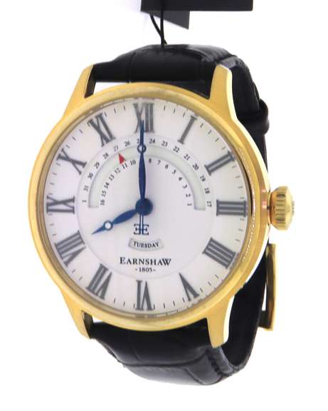 Earnshaw Cornwell Retrograde Register Day Date Watch