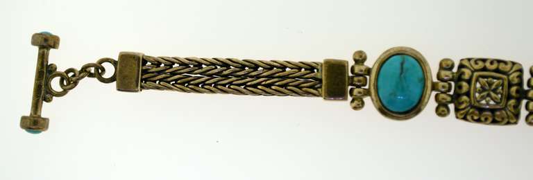Sterling Silver Turquoise Brcelet