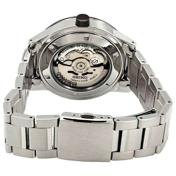 Seiko, Automatic Black Dial Stainless Steel, New In Box.