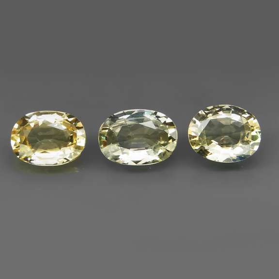 Heated Only! 2.24ct set of high fire Ceylon Sapphires