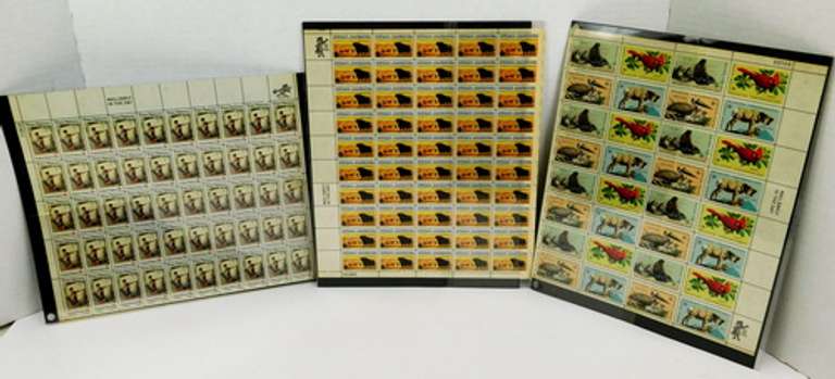 6 Full U.S. Stamp Sheets