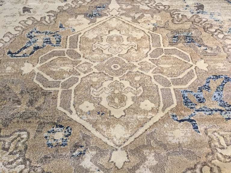 Vintage Repro Design Rug 8x11
