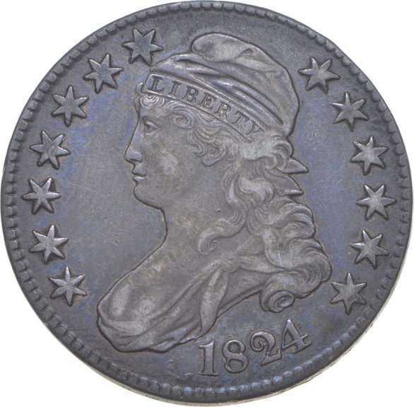 1824 Capped Bust Half Dollar - O-113