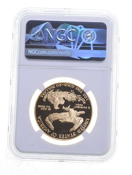 PF70 UCAM 1993-W $50 American Gold Eagle - Graded NGC