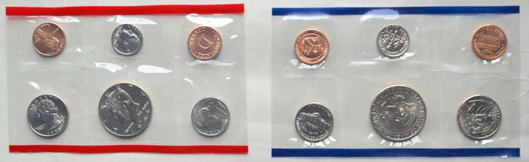 2 Each US Mint Set Lot 1989  1990 &1996