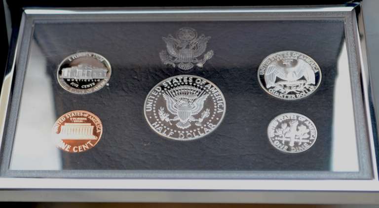 1997 & 1998 US Mint Premier Silver Proof Sets