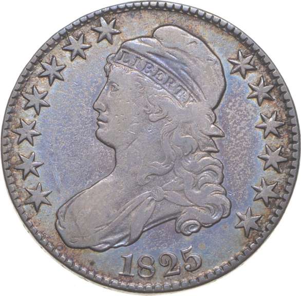 1825 Capped Bust Half Dollar - O-107