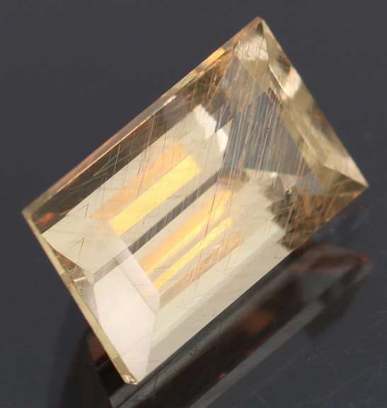 Captivating 5.92ct unheated rutilated Beryl