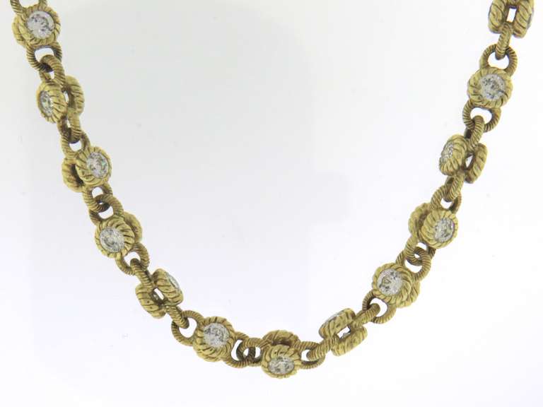 Judith Ripka CZ Station Necklace