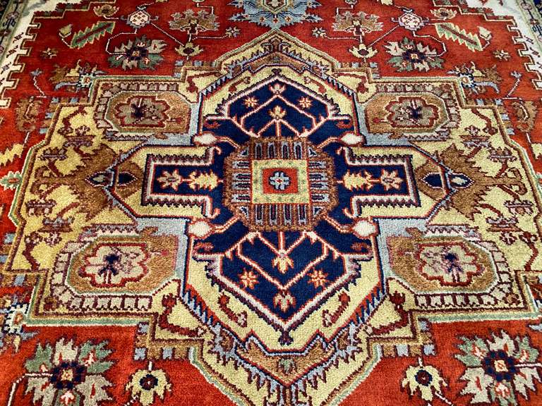 MAGNIFICENT SERAPI DESIGN RUG 8x10