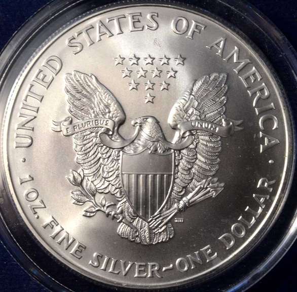 2000 Colorized American Silver Eagle.