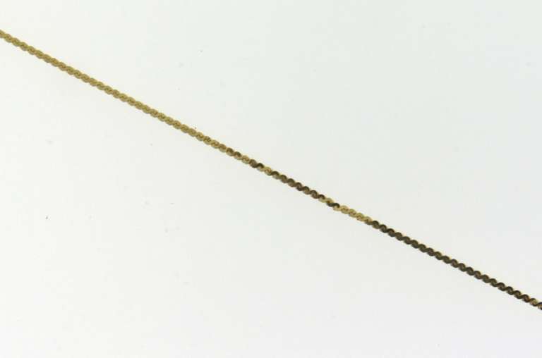 Simple Yellow Gold S Link Chain