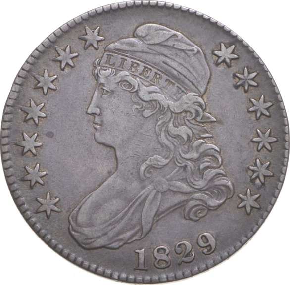 1829 Capped Bust Half Dollar - O-110