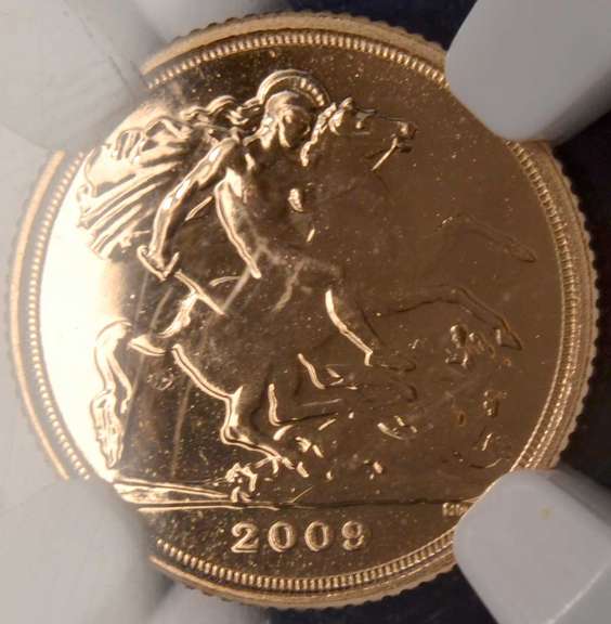 2009 G.Britain 1/4 SOV NGC MS70