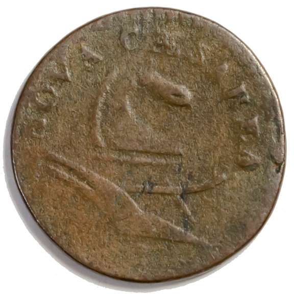 1787 New Jersey Cent M 43-d Rarity 1