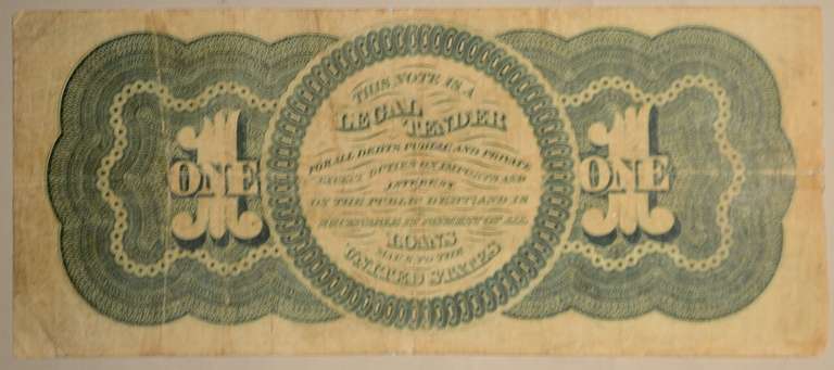 $ 1 1862 First Series US Note