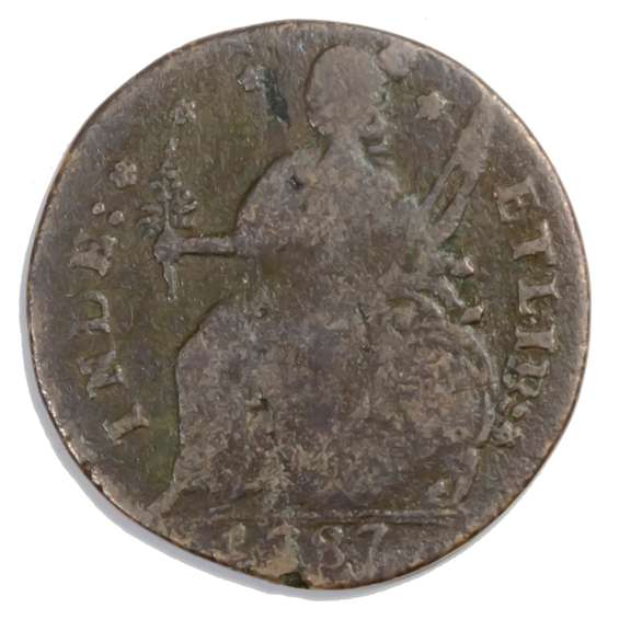 1787 Connecticut Cent M 33.4 -g