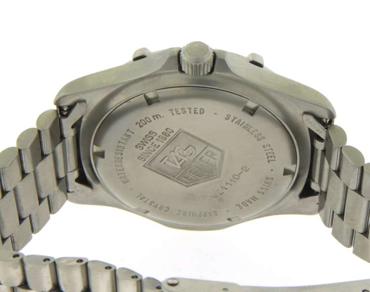 Tag Heuer 2000 Stainless Steel Black Dial Watch