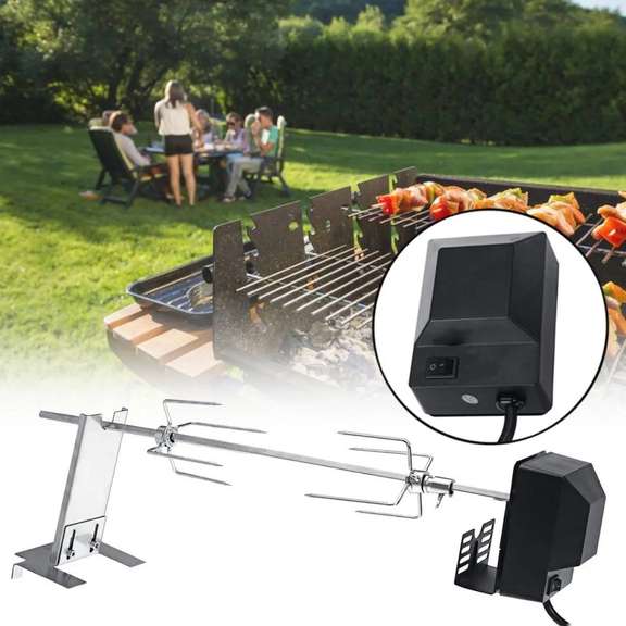 Stainless Steel Rotisserie Split Roaster Rod