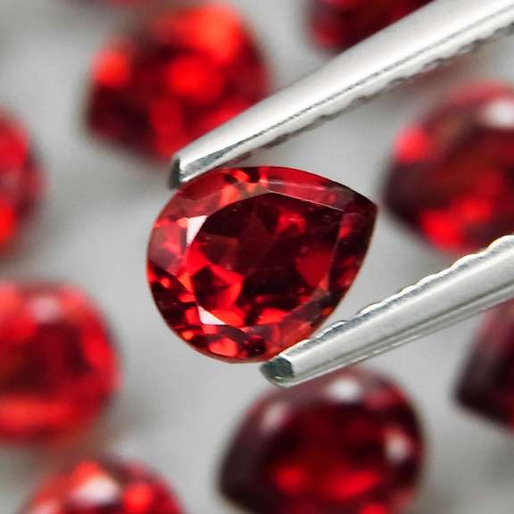 Incredible 10.04ct open color matched Garnet set