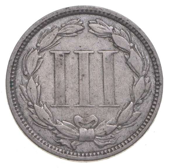 1873 Nickel Three-Cent Piece