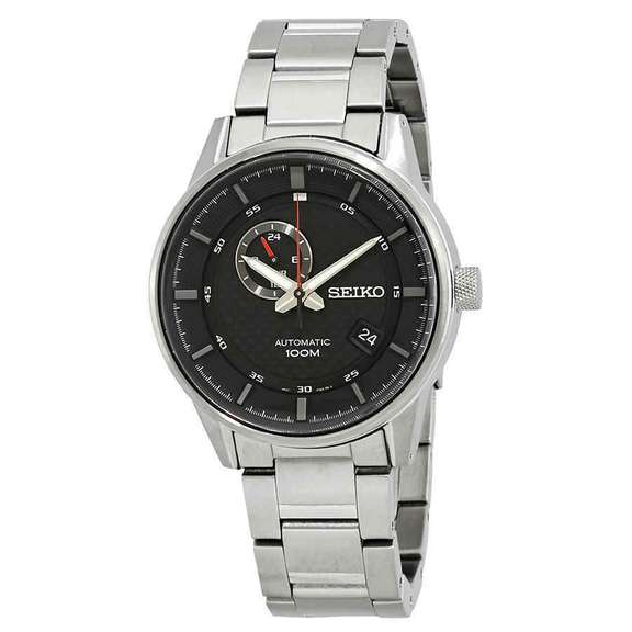 Seiko Automatic Black Dial, New In Box.