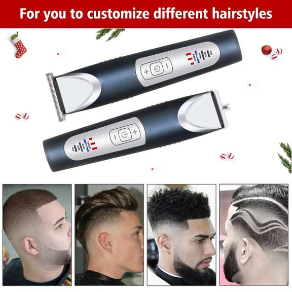 Men Hair Clipper Waterproof Cordless