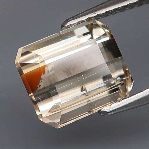 Unique 2.88ct peach champagne untreated Tourmaline