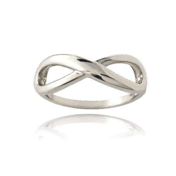 Sterling Silver Polished Infinity Ring