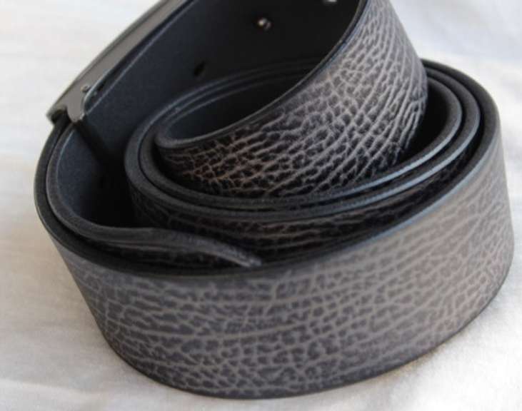 Casual Leather Belt 1 1/2 Inch Wide, Made In Italy