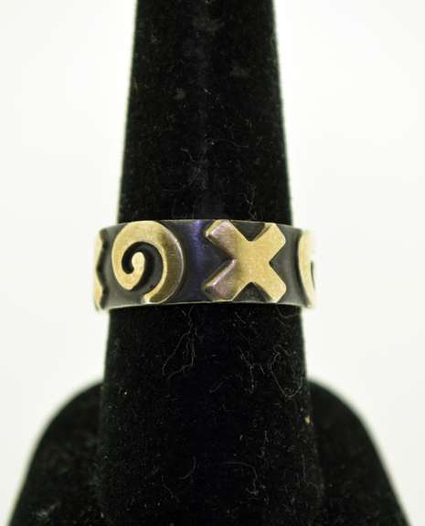 Mexico Sterling Silver XOXO Ring