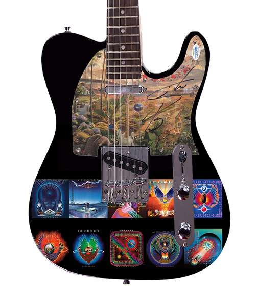 Steve Perry Autographed Signed Journey Custom Photo Graphics Guitar ACOA