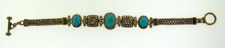 Sterling Silver Turquoise Brcelet