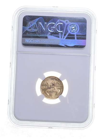MS69 1999-W $5 American Gold Eagle - With W - Graded NGC